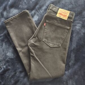 Levi's 505 Men's Slim Straight Jeans in Black Size 30